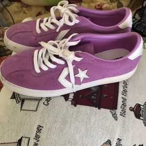 Suede Converse sneakers